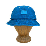 Laguna Bucket Hat front view – organic cotton paisley summer hat