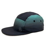 Wanderlust Gradient Cap angled view – recycled cap with sweat-wicking features