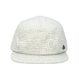 Front view of the Trekker Hat made from recycled fabric by G & L Positive Goods