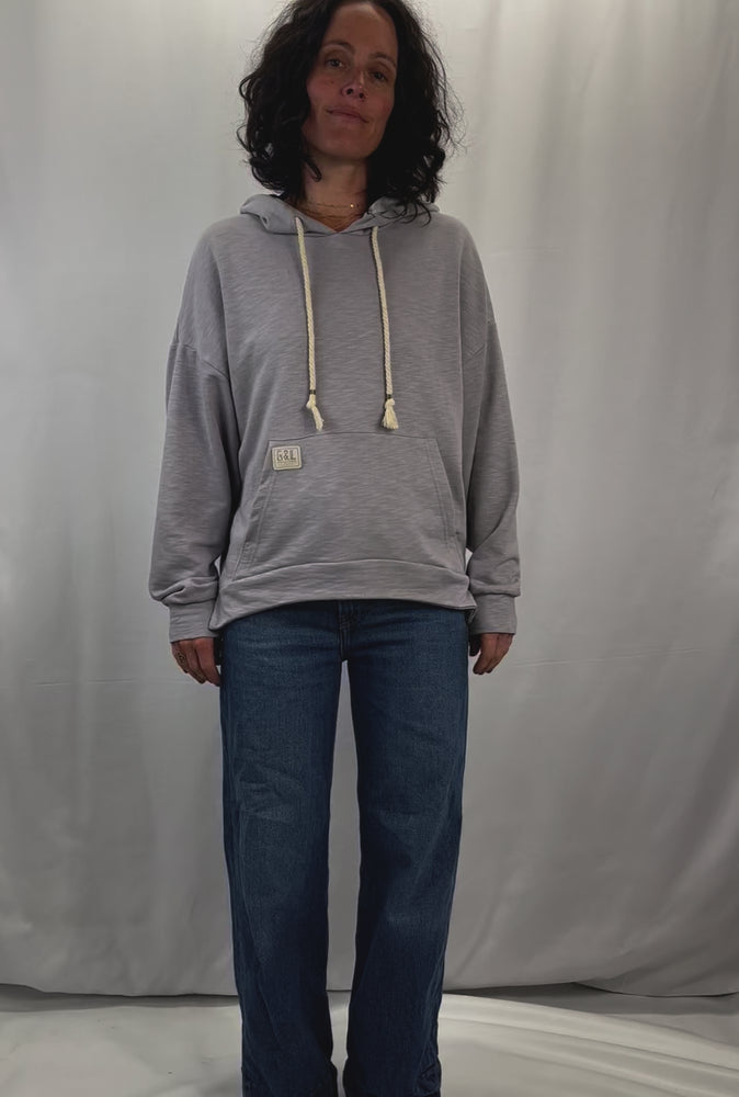 
                
                    Load and play video in Gallery viewer, Sea Breeze Hoodie-Lilac
                
            