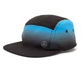 Wanderlust Gradient - Turquoise - Lightweight Recycled Polyester 5 Panel Hat with UPF Protection