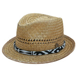 Charlie Fedora – Sustainable Straw Hat with Cotton Band