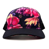 Floral Trucker Hat – Botanica - Eco-Friendly Snapback for Men & Women