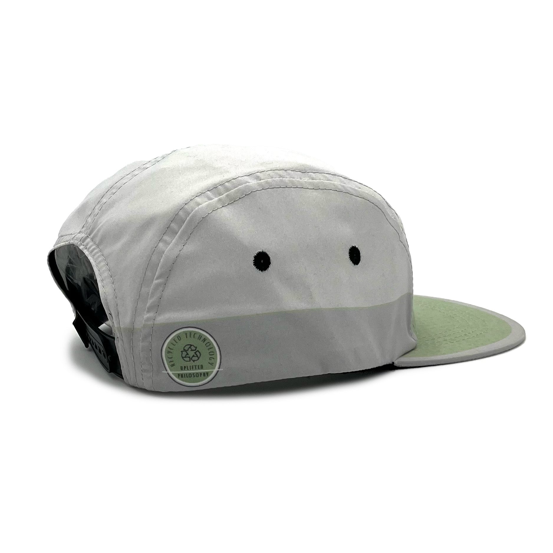 Right side view of Activ8 5 Panel Cap – ultra-light breathable 5 panel cap in moss