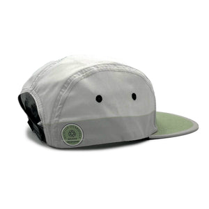 Right side view of Activ8 5 Panel Cap – ultra-light breathable 5 panel cap in moss