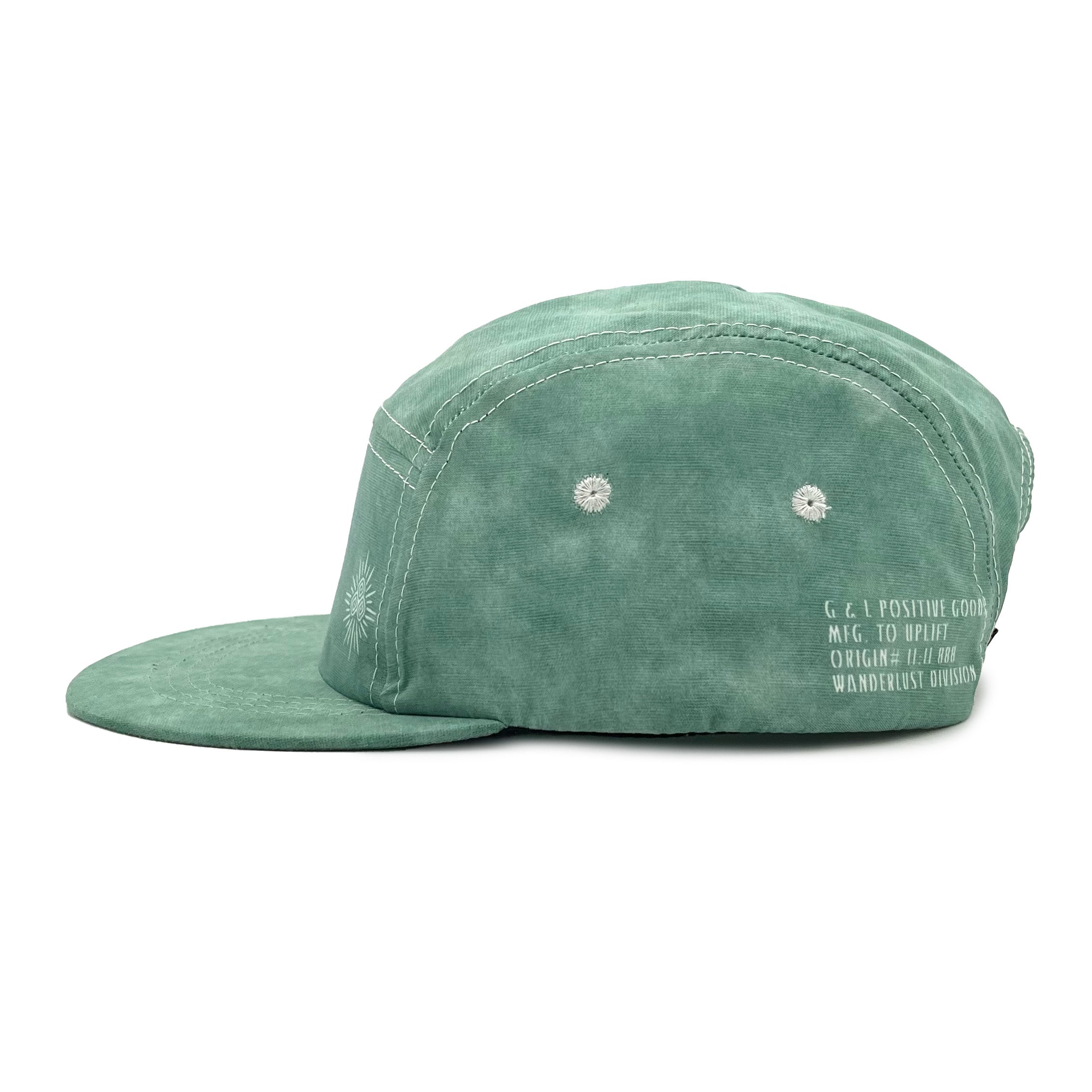 Right side view of Jogga Jade 5 Panel Cap – ultra-light recycled activewear hat