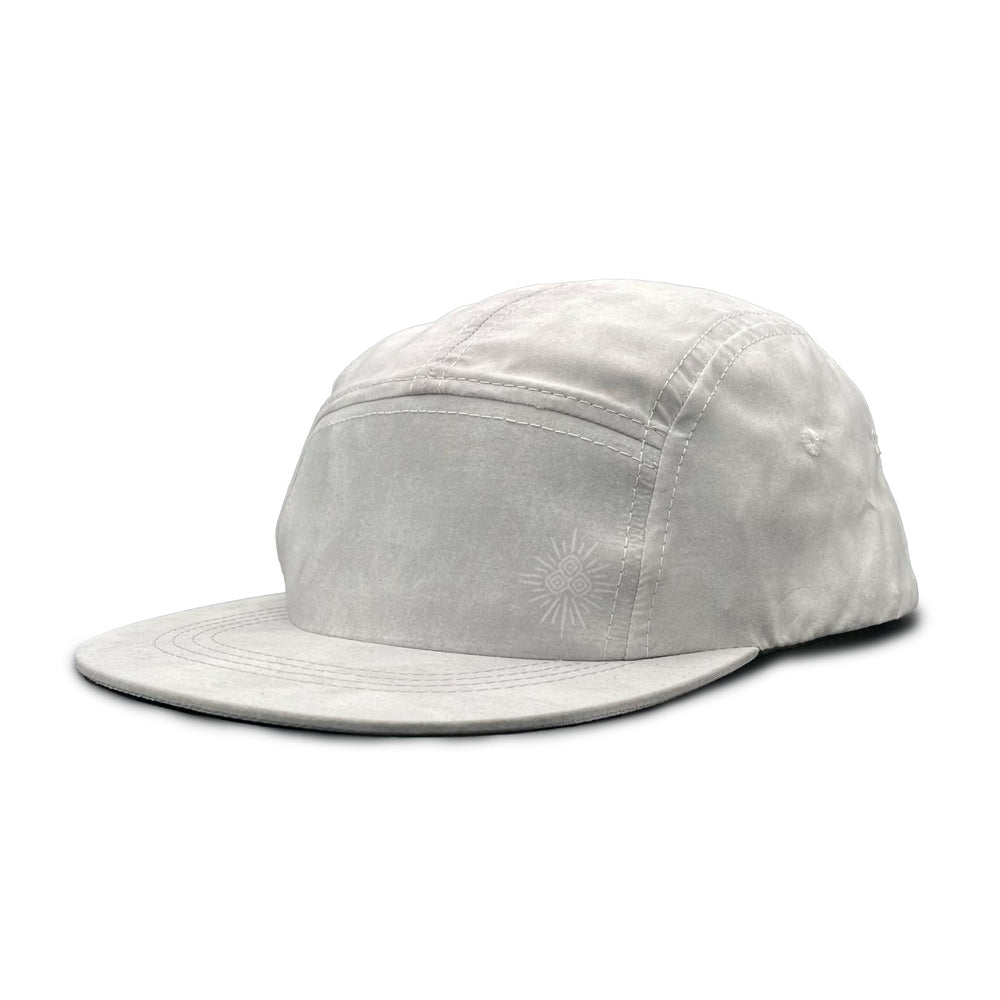 Three quarter profile view of Jogga Moondust 5 Panel Cap – breathable and ultra-light activewear cap