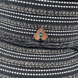 Jolie Sun Hat – Obsidian - Packable Toyo Straw and Ribbon braid