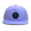 Neeko Lavender 5 Panel Cap front view – lightweight summer hat with recycled fabric and inspirational lining