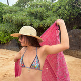 Quito Sun Hat – Vanilla - Packable Toyo Straw and Ribbon braid