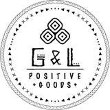 G and L Positive Goods triple spiral logo