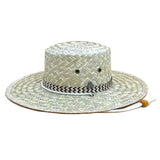 Cordoba - Zig Zag - Palm Straw Wide Brim Sun Hat