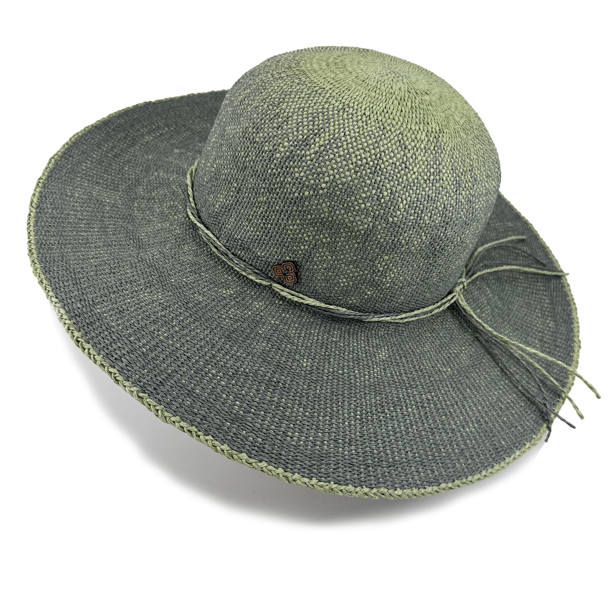 Sonia Sun Hat – Grass - Toyo Straw, Wide Brim