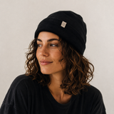 Twilight Beanie – Upcycled Velour Knit, Ultra Soft, Slouchy Fit, Unisex Eco friendly Hat, Made in USA
