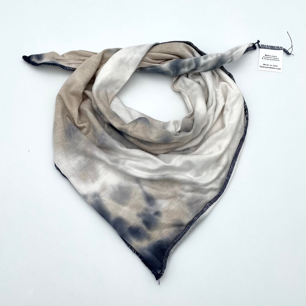 Eco-friendly upcycled cotton bandana made in the USA by G & L Positive Goods