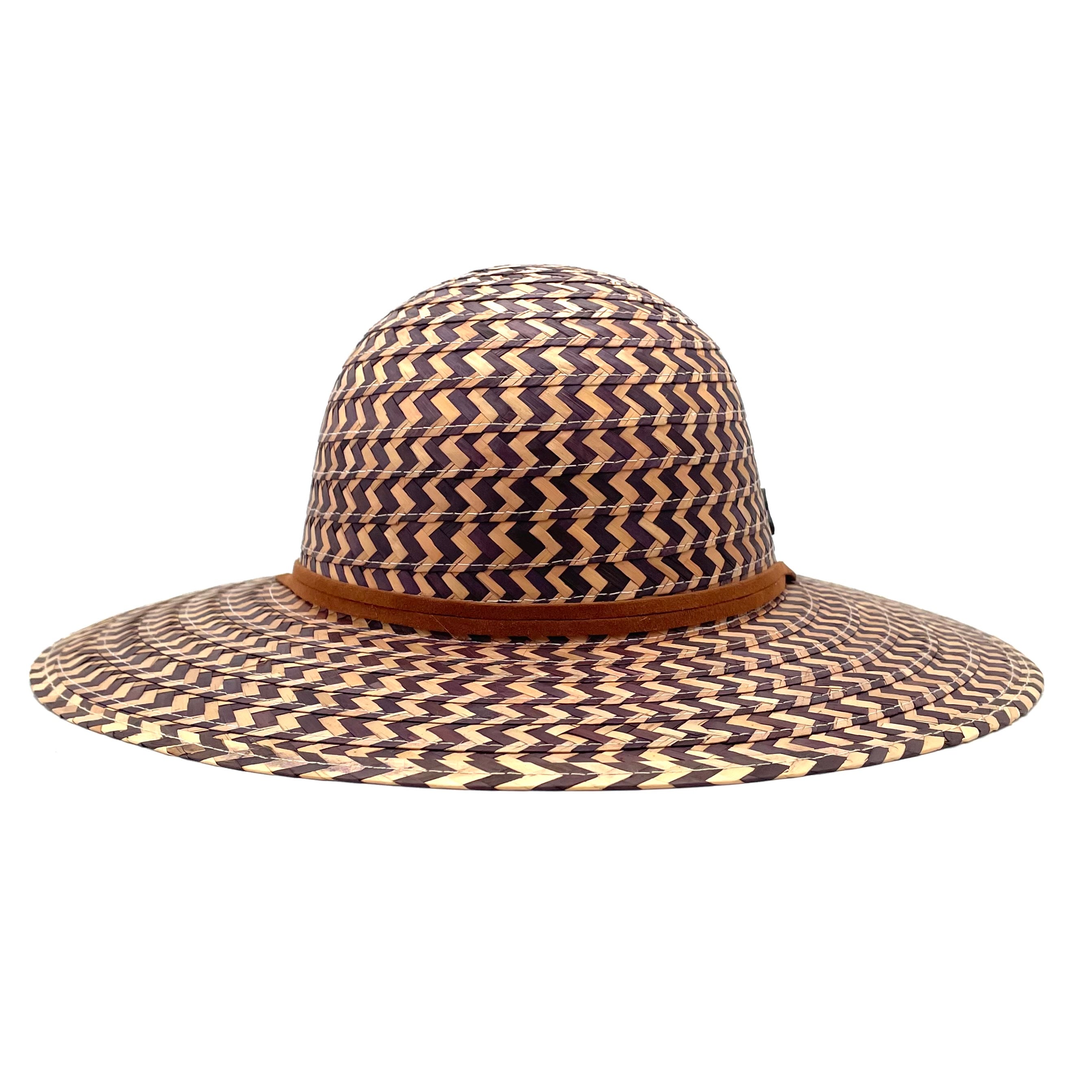 Shadow Sun Hat back view – stylish wide brim hat made in Mexico