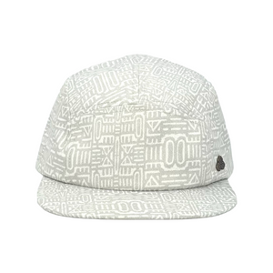 Front view of the Trekker Hat made from recycled fabric by G & L Positive Goods