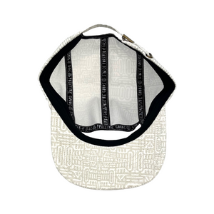 Underside detail of the eco-friendly Trekker Hat showing construction