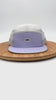 Video showing Activ8 5 Panel Cap in lavender for active outdoor wear
